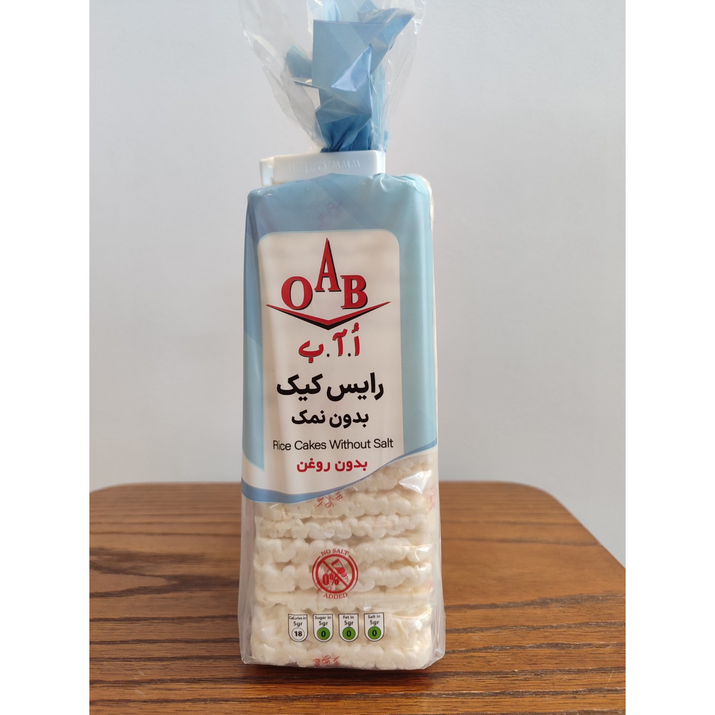 رایس کیک بدون نمکOAB